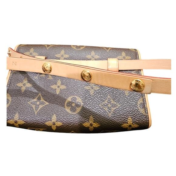 Louis Vuitton Pochette Florentine Monogram (With Snap Leather Belt) Brown XS - Picture 10 of 16